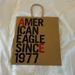 American Eagle paper shopping Bag